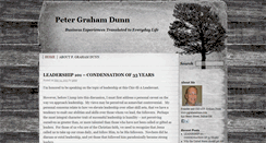 Desktop Screenshot of petergrahamdunn.com